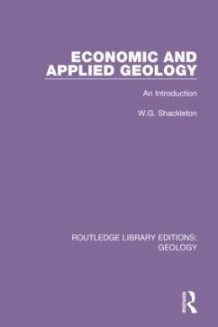 Economic and Applied Geology - Shackleton, W G
