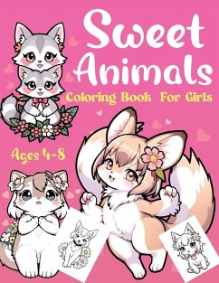 Sweet Animals Coloring Book For Girls - Varol, Valentina