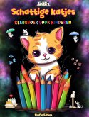 Schattige katjes - Kleurboek voor kinderen - Creatieve en grappige scènes van lachende katten