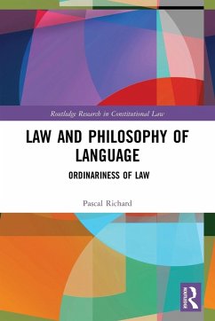 Law and Philosophy of Language - Richard, Pascal