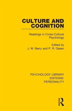 Culture and Cognition