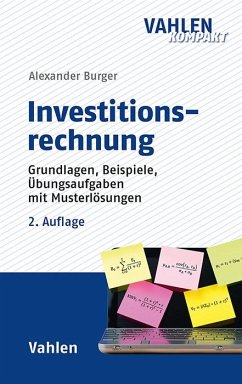 Investitionsrechnung - Burger, Alexander