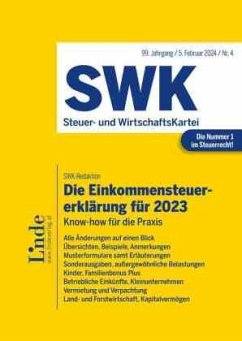 Die Steuererklärungen für 2023   Band 1 - Menhofer, Stefan