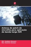 Antena de patch de microfita para aplicação de banda larga ISM