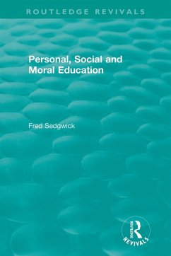 Cover Personal, Social and Moral Education