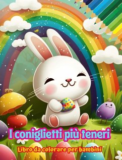 I coniglietti più teneri - Libro da colorare per bambini - Scene creative e divertenti di conigli sorridenti - Editions, Colorful Fun