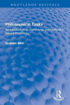 Philosophical Tasks - Bird, Graham