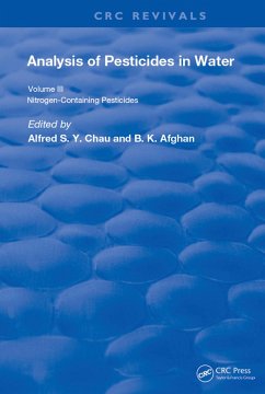 Anal Of Pest In Water Anal Nitrogen Cont Pest - Chau, Alfred S y; Afghan, B K