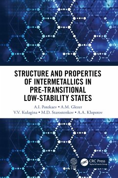 Structure and Properties of Intermetallics in Pre-Transitional Low-Stability States - Potekaev, A I; Glezer, A M; Kulagin, V V