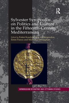 Cover Sylvester Syropoulos on Politics and Culture in the Fifteenth-Century Mediterranean