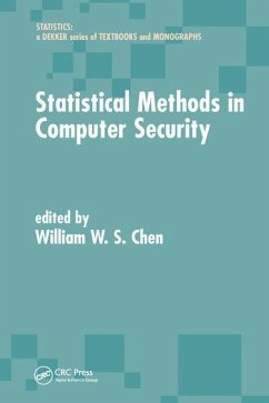 Statistical Methods in Computer Security