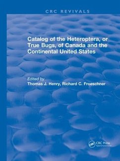 Catalog of the Heteroptera or True Bugs, of Canada and the Continental United States - Henry, Thomas J