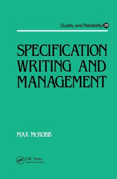 Specification Writing and Management - Mcrobb, Max