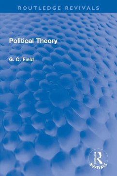 Political Theory - Field, G C