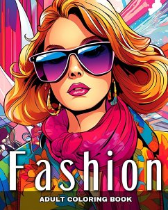 Adult Coloring Book Fashion - Camy, Camelia