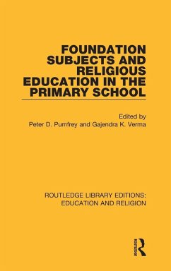 Cover Foundation Subjects and Religious Education in the Primary School