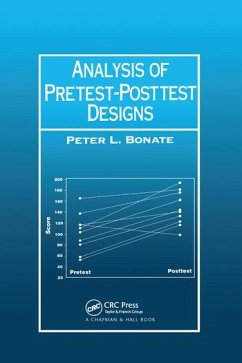 Analysis of Pretest-Posttest Designs - Bonate, Peter L