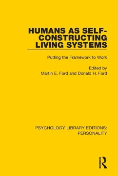 Cover Humans as Self-Constructing Living Systems