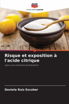 Risque et exposition à l'acide citrique - Ruiz Escobar, Daniela