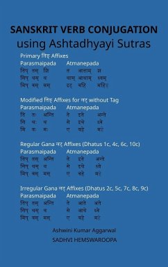 Sanskrit Verb conjugation using Ashtadhyayi Sutras - Aggarwal, Ashwini Kumar