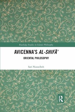 Avicenna's Al-Shifā' - Nusseibeh, Sari