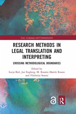 Research Methods in Legal Translation and Interpreting