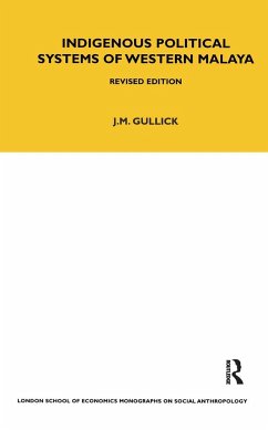 Indigenous Political Systems of West Malaya - Gullick, J M