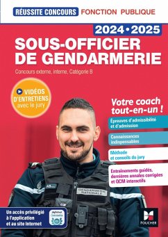 Cover Réussite Concours - Sous-officier de gendarmerie - 2024-2025- Préparation complète (eBook, ePUB)