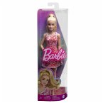 Barbie Fashionistas-Puppe mit blondem Pferdeschwanz und Blumenkleid