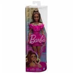 Barbie Fashionista Doll - Pink Ruffle Sleeves Dress