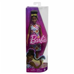 Barbie Fashionistas-Puppe mit Dutt und gehäkeltem Neckholderkleid