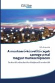 A munkaero¿-ko¿zveti¿to¿ ce¿gek szerepe a mai magyar munkaero¿piacon