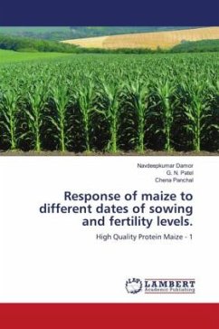 Response of maize to different dates of sowing and fertility levels. - Damor, Navdeepkumar;Patel, G. N.;Panchal, Chena