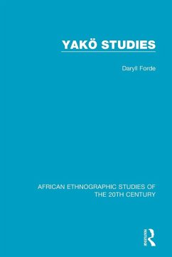 Cover Yakö Studies