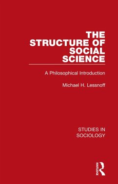 The Structure of Social Science - Lessnoff, Michael H