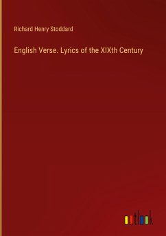 English Verse. Lyrics of the XIXth Century