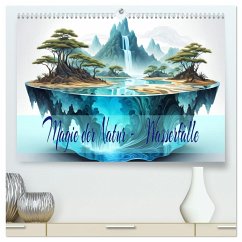 Magie der Natur - Wasserfälle (hochwertiger Premium Wandkalender 2025 DIN A2 quer), Kunstdruck in Hochglanz