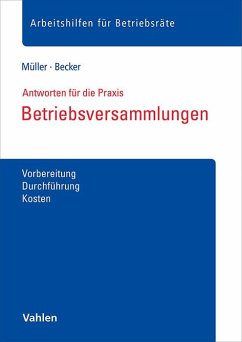 Betriebsversammlungen - Müller, Stefan;Becker, Marc