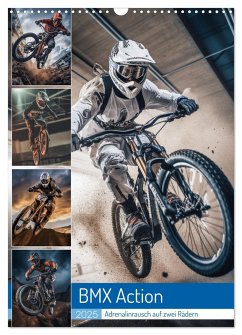 BMX Action (Wandkalender 2025 DIN A3 hoch), CALVENDO Monatskalender