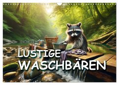 Lustige Waschbären (Wandkalender 2025 DIN A3 quer), CALVENDO Monatskalender - Calvendo;R. Stuhlmann, Peter