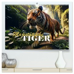 Majestätische Tiger (hochwertiger Premium Wandkalender 2025 DIN A2 quer), Kunstdruck in Hochglanz - Calvendo;R. Stuhlmann, Peter