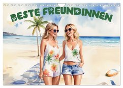 Beste Freundinnen (Wandkalender 2025 DIN A4 quer), CALVENDO Monatskalender - Calvendo;ShirtScene