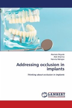 Addressing occlusion in implants - Nirgude, Akshata;Sharma, Alok;MAHAJAN, NAMRTA