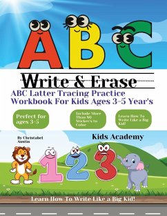 Latter Tracing Practice Workbook For Kids Ages 3-5 Year's - Austin, Christabel