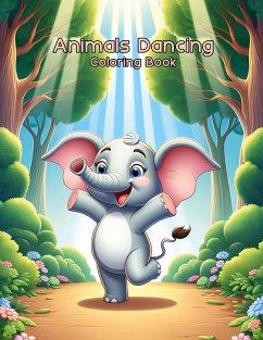 Cover Animals Dancing Coloring Book