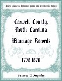 North Carolina Marriage Bonds and Certificates Series