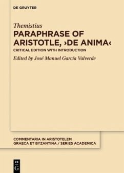 Paraphrase of Aristotle, 'De anima' - Themistius