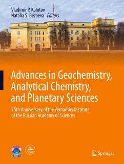 Advances in Geochemistry, Analytical Chemistry, and Planetary Sciences