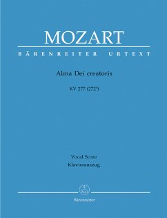 Cover Alma Dei creatoris KV277 für Soli, Chor und Orchester Klavierauszug