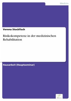 Risikokompetenz in der medizinischen Rehabilitation (eBook, PDF) - Stockfisch, Verena